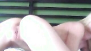 Blonde Amateur Plays With Her Pussy on Webcam