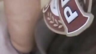 Italian Amateur Plays with Dildo