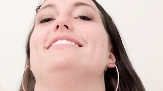 Strokies Nolina Nyx handjob with big natural DDDs