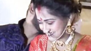 Newly Married Indian Bhabhi Ishmita Hardcore Honeymoon First night sex with Husband