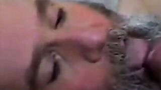 Bearded Daddy Sucks and Swallows