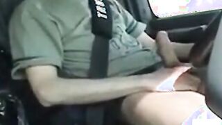 French Trucker's Cocky Solo Drive