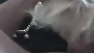 Naughty milf gets fucked in the bathroom