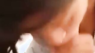Asian Girl Sucks Dick at Camp - Amateur Blowjob POV