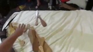 Whole Bunch Of Paddles Hitting Fat Ass