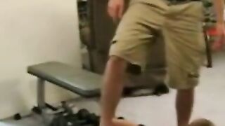 Big Cock Worships Amateur's Socked Feet 2