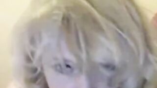Blonde Russian MILF with Huge Breasts on Webcam
