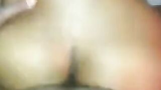 Black Bareback Amateur Fucks His Boyfriend's Rump
