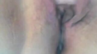Hmong Asian Amateur Fingers on Webcam