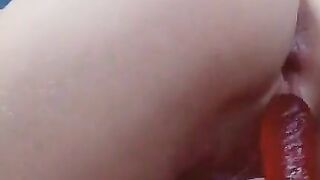 Blonde Amateur Toys Herself on Webcam