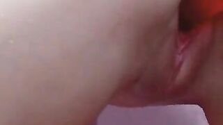 Blonde Amateur Toys Herself on Webcam