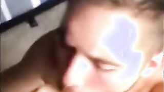 Sucking a Thick Cock - Amateur Hunk Blowjob