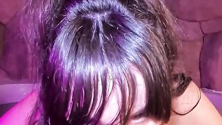 CULONA TETONA  me HABLA SUCIO y me hace INCREIBLE MAMADA en el  JACUZZI del SPA