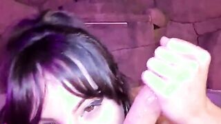 CULONA TETONA  me HABLA SUCIO y me hace INCREIBLE MAMADA en el  JACUZZI del SPA