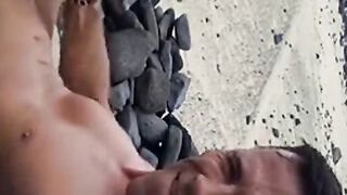 Spanish Beach Masturbation 2