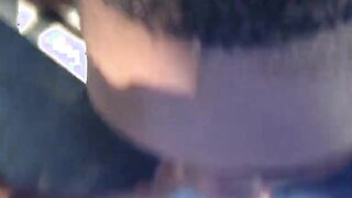 Chubby Gay Interracial Blowjob in Public