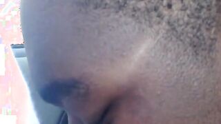 Chubby Gay Interracial Blowjob in Public