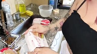 He saw her alone on the street and took her home to FUCK VERY HARD Doggy Style