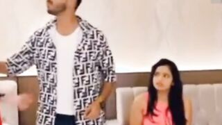 Desi Indian Girl With Bhabhi Sharing Husband Threesome sex  in Hotel