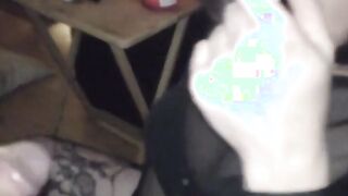 Crossdresser Eve Blows a Big Cock