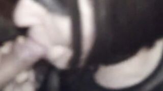 Crossdresser Eve Blows a Big Cock
