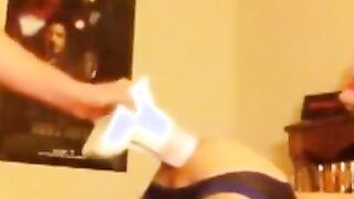 Twink's Extreme Big Dildo Adventure