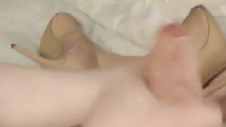 Crossdresser CD Sarah Masturbates Solo in Bed 2