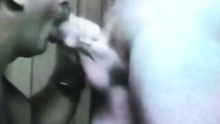 Black Cock Sucker's Old School Blowjob