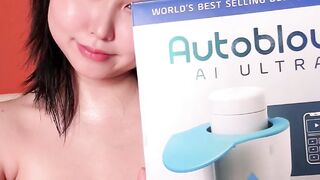 MSBREEWC milk her partner's cock with Autoblow Ultra