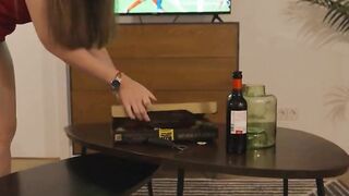 Pamsnusnu me relaja durante el partido del Mundial de fútbol 2