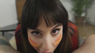Pamsnusnu me relaja durante el partido del Mundial de fútbol 2