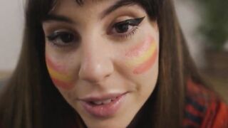Pamsnusnu me relaja durante el partido del Mundial de fútbol 2
