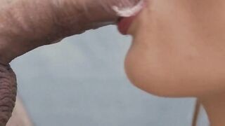 ASMR Close-Up Blowjob - Teen Loves Cum in Mouth 2
