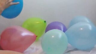 I Love Balloons - Amateur Teen Latina Solo Webcam Show