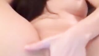 Hot Asian Girl Plays With Her Tits on Webcam