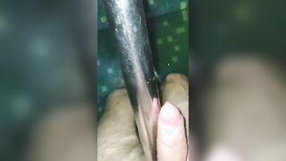 a masturbation at 4 o'clock in the morning at a dinox bar at the pub in Eforie Nord a
