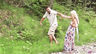 Real German 19 Yo Couple Romantic Outside Sex on Holiday