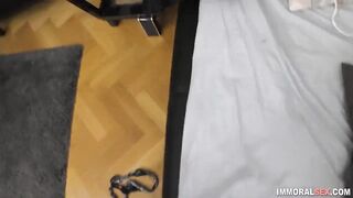 Huge Boobed blonde sucks and riding penis live