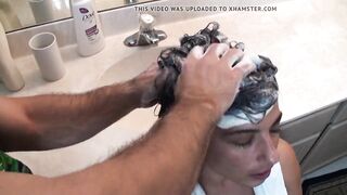 Taboo Hair Washing JOI and Lathered Masturbation