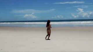 Reporting on Australian nude beach