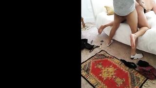 His parents were down stairs!
