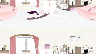 [VR 360 4K] Lulu Suzuhara Nijisanji Vtuber Hand Job and Doggy Style