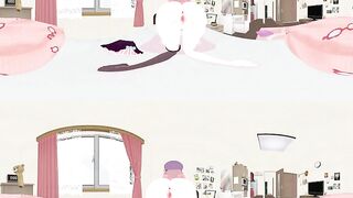 [VR 360 4K] Lulu Suzuhara Nijisanji Vtuber Hand Job and Doggy Style
