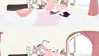[VR 360 4K] Lulu Suzuhara Nijisanji Vtuber Hand Job and Doggy Style