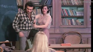 Goddess French coeds blow their professor, upscaled to 4K