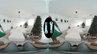 WETVR eastern Vina Sky Gifted Sex for Christmas in VR