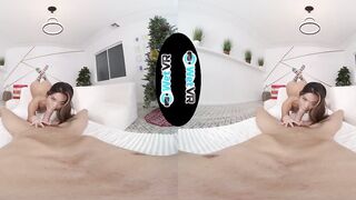 WETVR eastern Vina Sky Gifted Sex for Christmas in VR