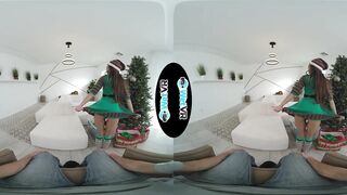 WETVR eastern Vina Sky Gifted Sex for Christmas in VR