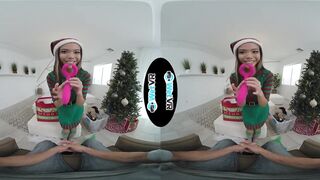 WETVR eastern Vina Sky Gifted Sex for Christmas in VR