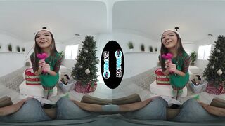 WETVR eastern Vina Sky Gifted Sex for Christmas in VR